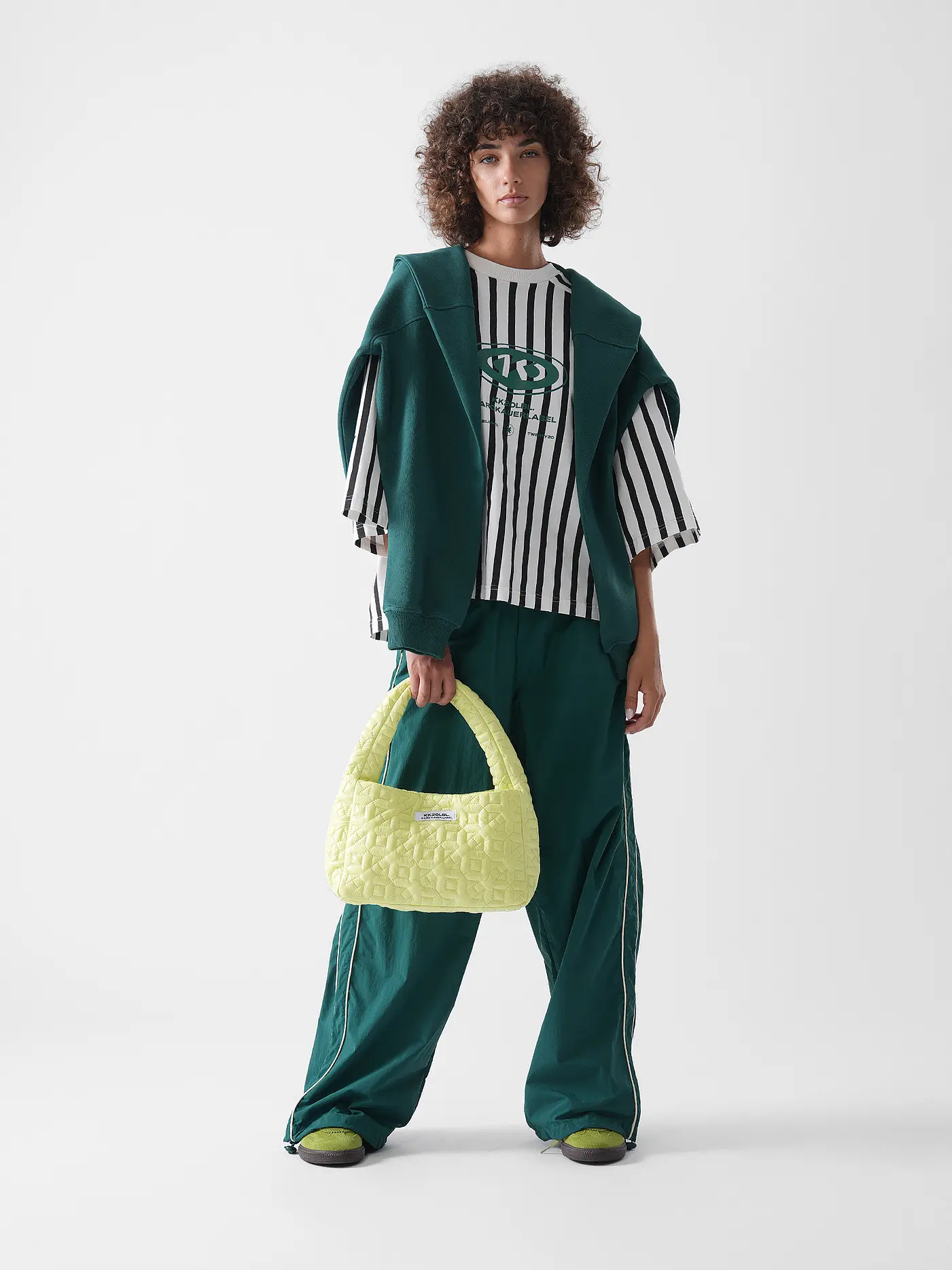 KARO KAUER | Tasche - Henkeltasche PUFFER BAG LEMON | 